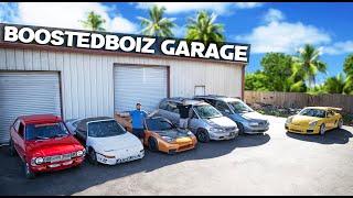 BoostedBoiz INFAMOUS Car Collection + Garage Tour Record Holding Hondas