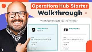 HubSpot Operations Hub Starter Plan Walkthrough