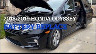 How to replace a battery on a Honda odyssey 2018  2019 full video instructions ￼