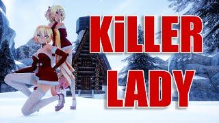 【MMD】Rin Kagamine & Neru Akita - KiLLER LADY  鏡音リン、亞北ネル【4K 60fps】