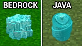 150 Minecraft Java vs Bedrock Things