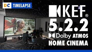 5.2.2 Dolby Atmos Home Theater Install Timelapse Sydney  Lexicon RV-6  KEF Q950  KEF KUBE 12b
