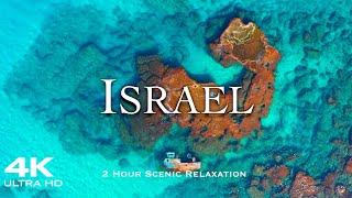 4K ISRAEL 2024  2 Hour Drone Aerial of The Holy Land  מדינת ישראל l Relaxation دولة اسرائيل