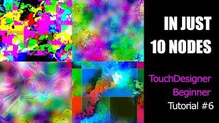 Pixel Art Visuals - Masking TOP - In Just 10 Nodes  TouchDesigner Beginner Tutorial