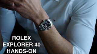 4K The All-New 2023 Rolex Explorer 40 Hands-On Review & Wrist Shots  Hafiz J Mehmood