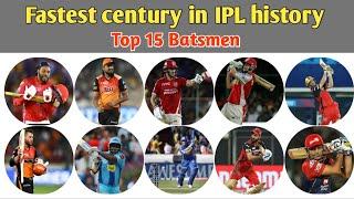 Fastest Century in IPL History  Top 15 Batsmen