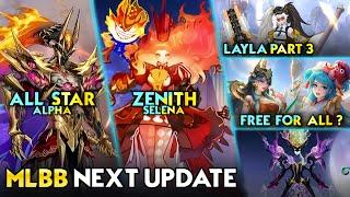 SELENA ZENITH SKIN  ALPHA ALL STAR?  FREE SKIN WITH PROMO DM - Mobile Legends #whatsnext