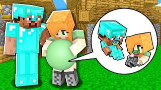 HOW ALEX BORN BABY PRO SON AND DAUGHTER? Minecraft NOOB vs PRO 100% TROLLING FAMILY CHILD KID