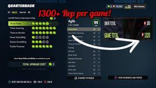 The Best and Fastest Level up method  Madden 23 Yard and Face of the Franchise