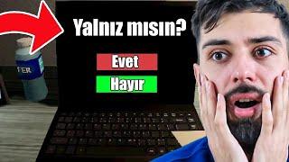 GECE 3te SAKIN EVDE YALNIZKEN BU ANKETİ ÇÖZMEYİN  *BENİ İZLİYOR*