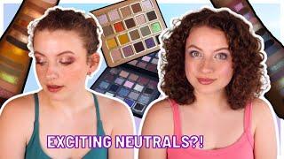 COSMIC BRUSHES NUDETRALS AND COOLTRALS EYESHADOW PALETTES  2 LOOKS + SWATCHES + FIRST IMPRESSION