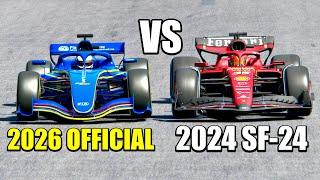 Ferrari F1 2024 vs F1 2026 FIA Official Car - Imola GP