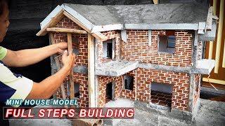 Building Dream Mini House model with bricks  Full steps as reality