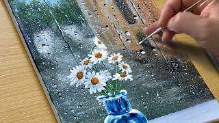 Rainy Day Painting  Acrylic Painting  STEP by STEP