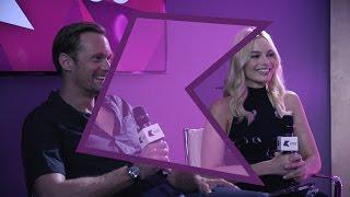 Margot Robbie & Alex Skarsgard talk The Legend of Tarzan karaoke buses & more