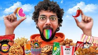 Color food eating challenge By Crazy Prank Tv  Yellow vs Green Food