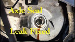 Driver side Axle Seal Leak fixed on Volvo XC70 P3