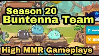 How to use Buntenna Team? High MMR Gameplays #axieinfinity #cutebunny #bugsignal #season20axie