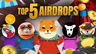 CRIPTOS DE GRAÇA  Veja como ganhar criptomoedas neste TOP 5 AIRDROPS