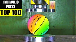 Top 100 Best Hydraulic Press Moments VOL 3  Satisfying Crushing Compilation