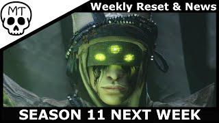 Final Week of Season of the Worthy & Spoilers for Season 11  Destiny 2 Weekly Reset & News
