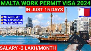 Malta Work Visa Total Cost  Very Important information For Malta Work permit