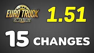 RELEASED ETS2 1.51 Full Version ● All 15 Changes in the New Update ● Euro Truck Simulator 2