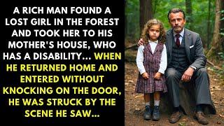 A RICH MAN FOUND A LOST GIRL IN THE FOREST AND TOOK HER TO HIS MOTHERS HOUSE WHO HAS A DISABILITY.