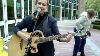 #occupypomoartsfest - Joyelle Brandt plays live for radio CJSF 90.1 FM