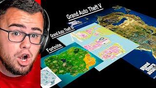 Reacting to VIDEO Game Map Size Comparison