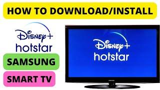 SAMSUNG TV HOTSTAR  SAMSUNG SMART TV HOTSTAR APP DOWNLOAD