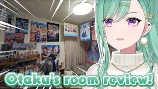 Beni-sama Reviews Vtuber Otakus Room Vspo ENG Sub - Yakumo Beni