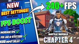 Best Fortnite Settings in Chapter 4 Season 1 - FPS BOOST & Fix FPS Drops