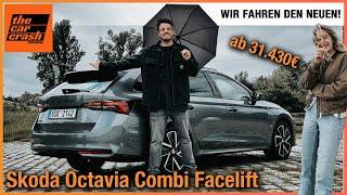 Skoda Octavia Combi Facelift 2024 Fahrbericht mit dem Kombi ab 31.430€ Review  Test  Sportline