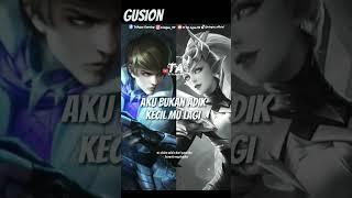 Percakapan Hero Gusion Dan Karina Mobile Legends Indonesia #shorts