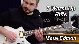 7 kind of tricky Guitar Warm-up Riffs & Tabs - Metal Edition 