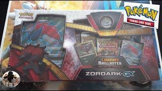 I open the Shining Legends Edition Pokemon Zoroark GX Box