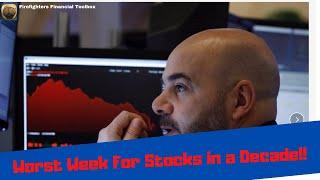 WORST WEEK FOR STOCKS IN A DECADE #stockmarketcrash2020