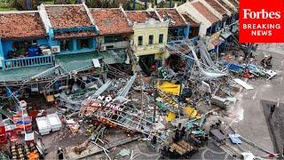 Typhoon Yagi Hits Vietnam Causes Extreme Damage And Flooding