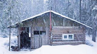 2 Days Hiding From the Snow in a Cozy Cabin  ASMR