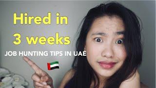 How I got a job in the UAE in 3 weeks? Tips for a successful job hunting Dubai Abu Dhabi