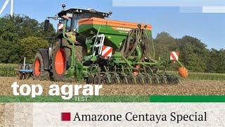 Die einfache pneumatische Sämaschine Centaya von Amazone im top agrar Praxistest