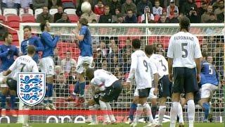 England U21s v Italy - 6 cracking goals  Classics