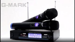Микрофоны для караоке обзор. G-MARK - недорогая беспроводная радиосистема. #караокемикрофоны