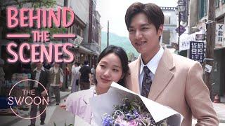 Behind the Scenes Lee Min-ho runs into Kim Go-euns arms  The King Eternal Monarch ENG SUB