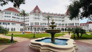 4K Relaxing Walkthrough Disneys Grand Floridian  Resort VlogWalt Disney World #disney #resorttour