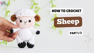 #544  Amigurumi Sheep 13  Crochet Animals Amigurumi  Free Pattern  @AmiguWorldOfficial