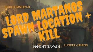 Diablo Immortal - Lord Martanos Spawn Location + Kill Guide