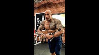 Rock  Dwayne Johnson mass workout status  Motivational Workout Status  #myfirstshorts​ #shorts