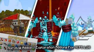 10 Useful Survival  Exploration Add-onsMods For MCPE 1.20+